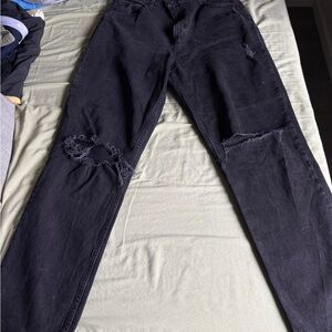 Abercrombie & Fitch Women’s Black Ripped Jeans